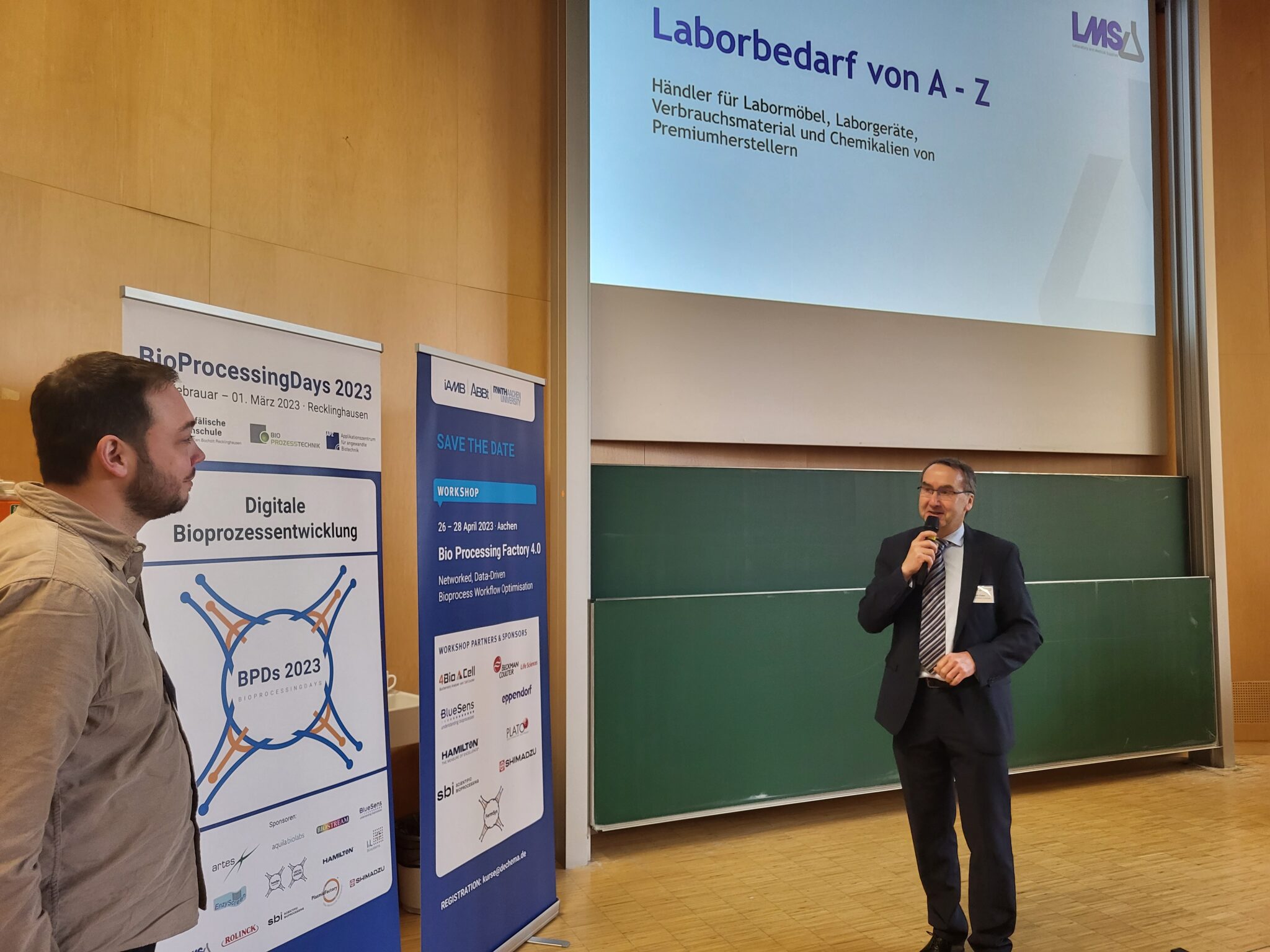 LMS bei den BioprocessingDays 2023 LMS Laboratory and Medical Supplies